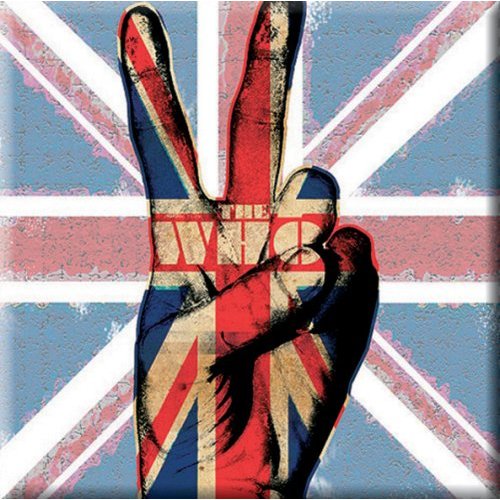 The Who Fridge Magnet: Peace Fingers Koelkastmagneet