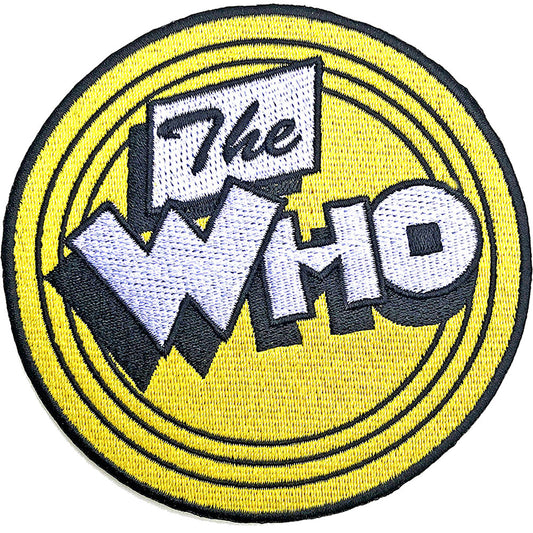 The Who Standard Patch: Yellow Circle Standaard patch