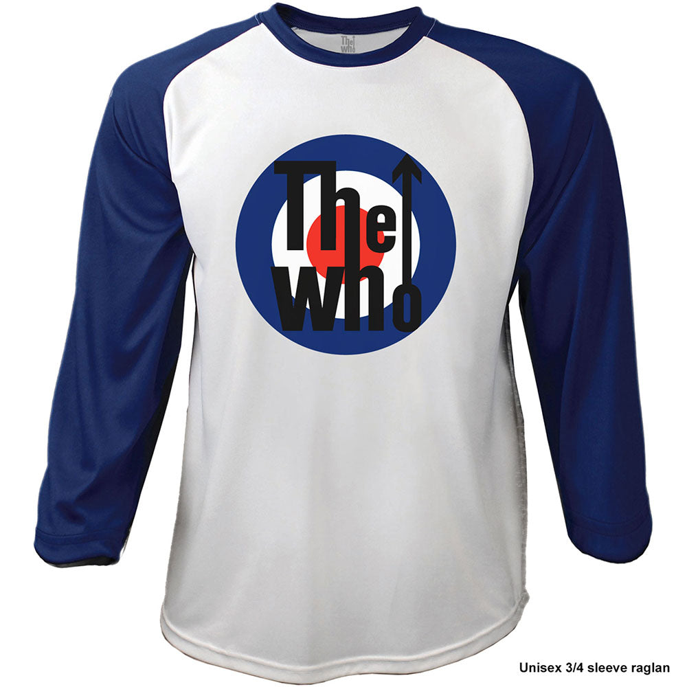 The Who Unisex Raglan T-Shirt: 1969 Pinball Wizard Raglan T-Shirt