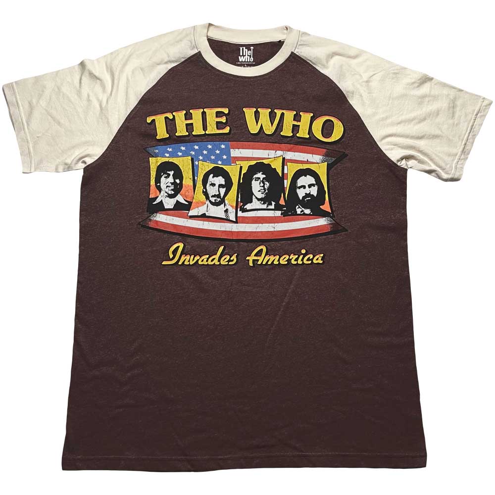 Een foto van een Raglan T-Shirt van The Who.