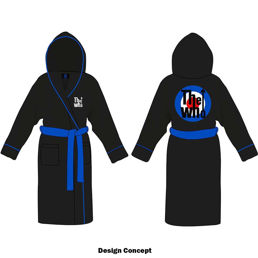 The Who Unisex Bathrobe: Target Logo (Small - Medium) Bathrobe