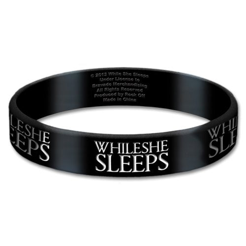 While She Sleeps Gummy Wristband: Logo Polsband