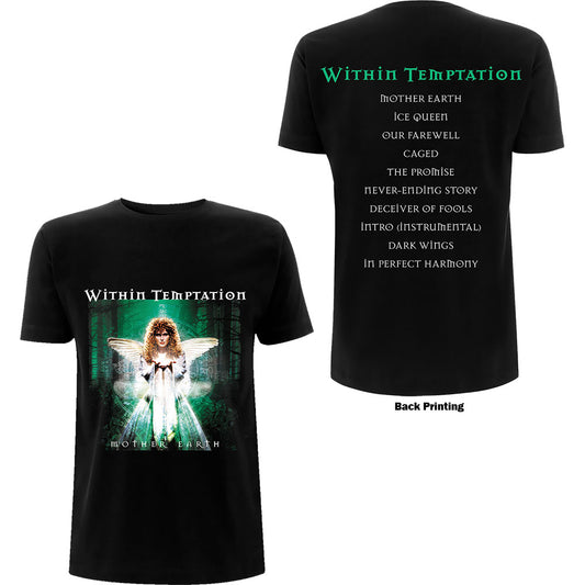 Within Temptation Unisex T-Shirt: Mother Earth (Back Print) T-Shirt