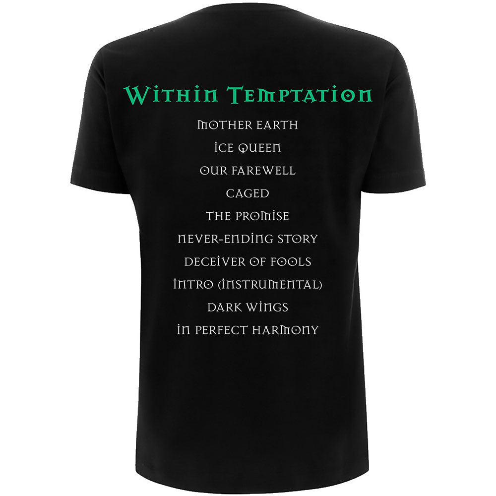 Within Temptation Unisex T-Shirt: Mother Earth (Back Print) T-Shirt