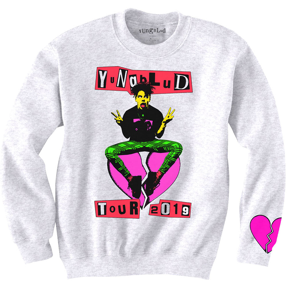 Yungblud Unisex Sweatshirt: Tour (Back & Sleeve Print) Sweatshirt