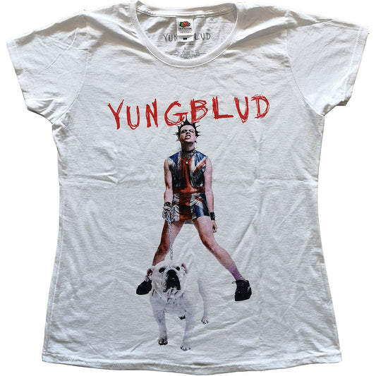 Yungblud Ladies T-Shirt: Strawberry Lipstick T-Shirt