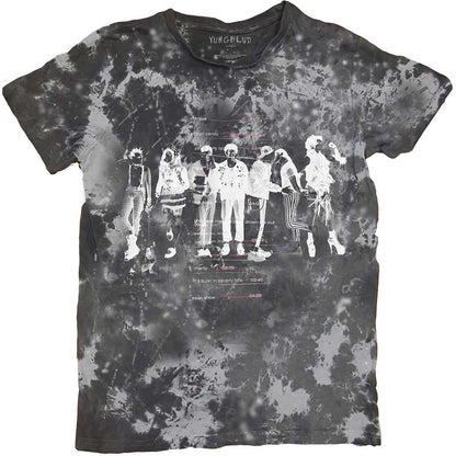 Yungblud Unisex T-Shirt: Weird Tracklist (Wash Collection) T-Shirt