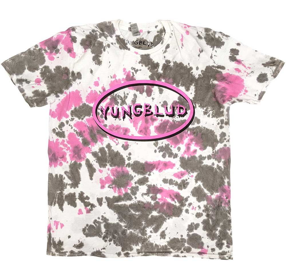 Yungblud Unisex T-Shirt: Scratch Logo Oval (Wash Collection) T-Shirt