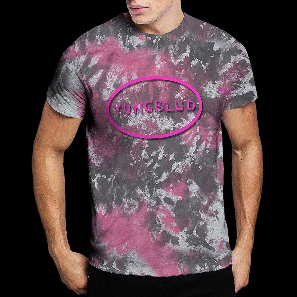 Yungblud Unisex T-Shirt: Scratch Logo Oval (Wash Collection) T-Shirt