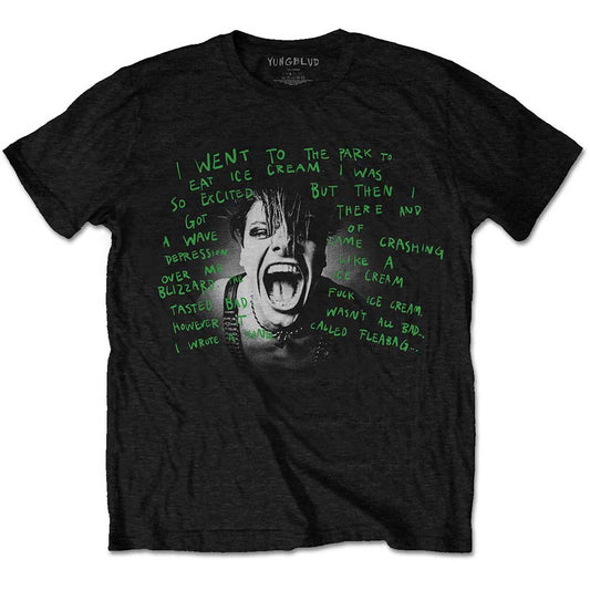 Yungblud Unisex T-Shirt: Lyric Photo T-Shirt