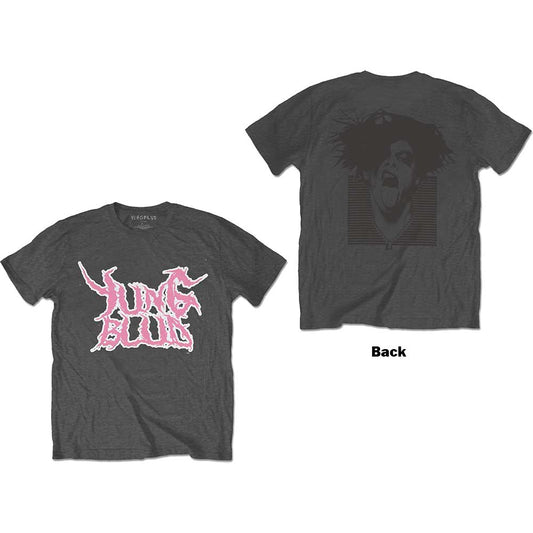 Yungblud Unisex T-Shirt: DEADHAPPY Pink (Back Print) T-Shirt