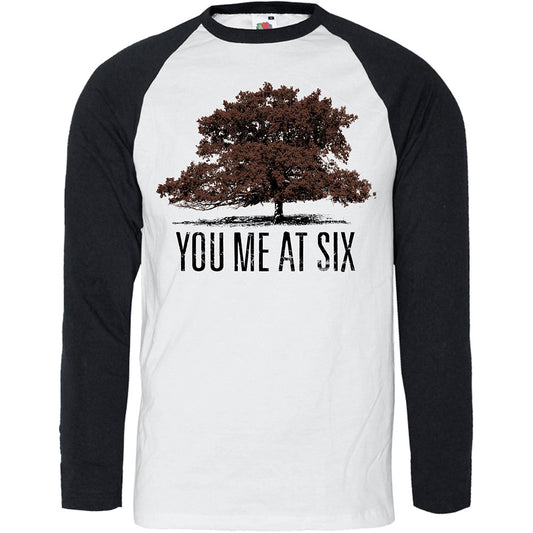 You Me At Six Unisex Raglan T-Shirt: Tree Raglan T-Shirt