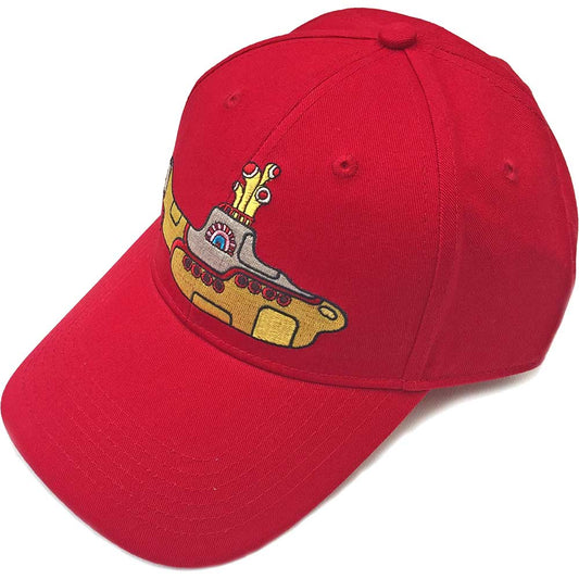 The Beatles Unisex Baseball Cap: Yellow Submarine (Red) Baseballpet