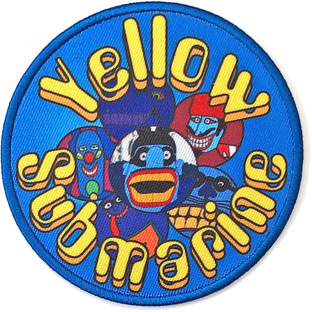 The Beatles Standard Patch: Yellow Submarine Baddies Circle (Loose) Standaard patch