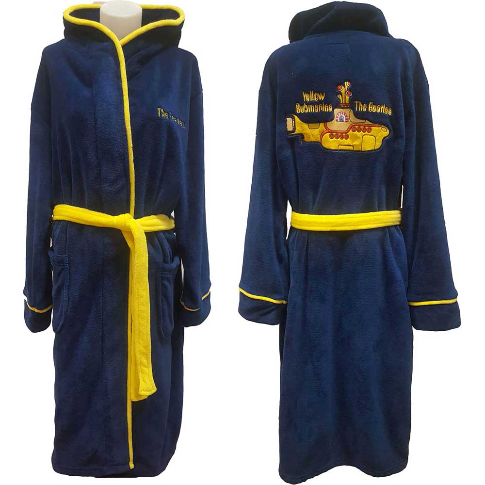 The Beatles Unisex Bathrobe: Yellow Submarine (Small - Medium) Bathrobe