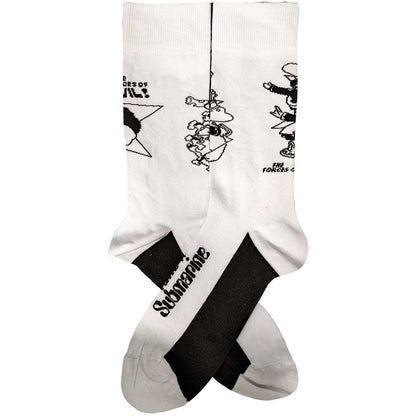 The Beatles Unisex Ankle Socks: Good V Evil (UK Size 7 - 11) Enkelsokken