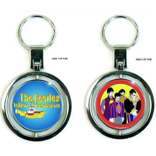 The Beatles Keychain: Yellow Submarine Band & Sub (Spinner) Sleutelhanger