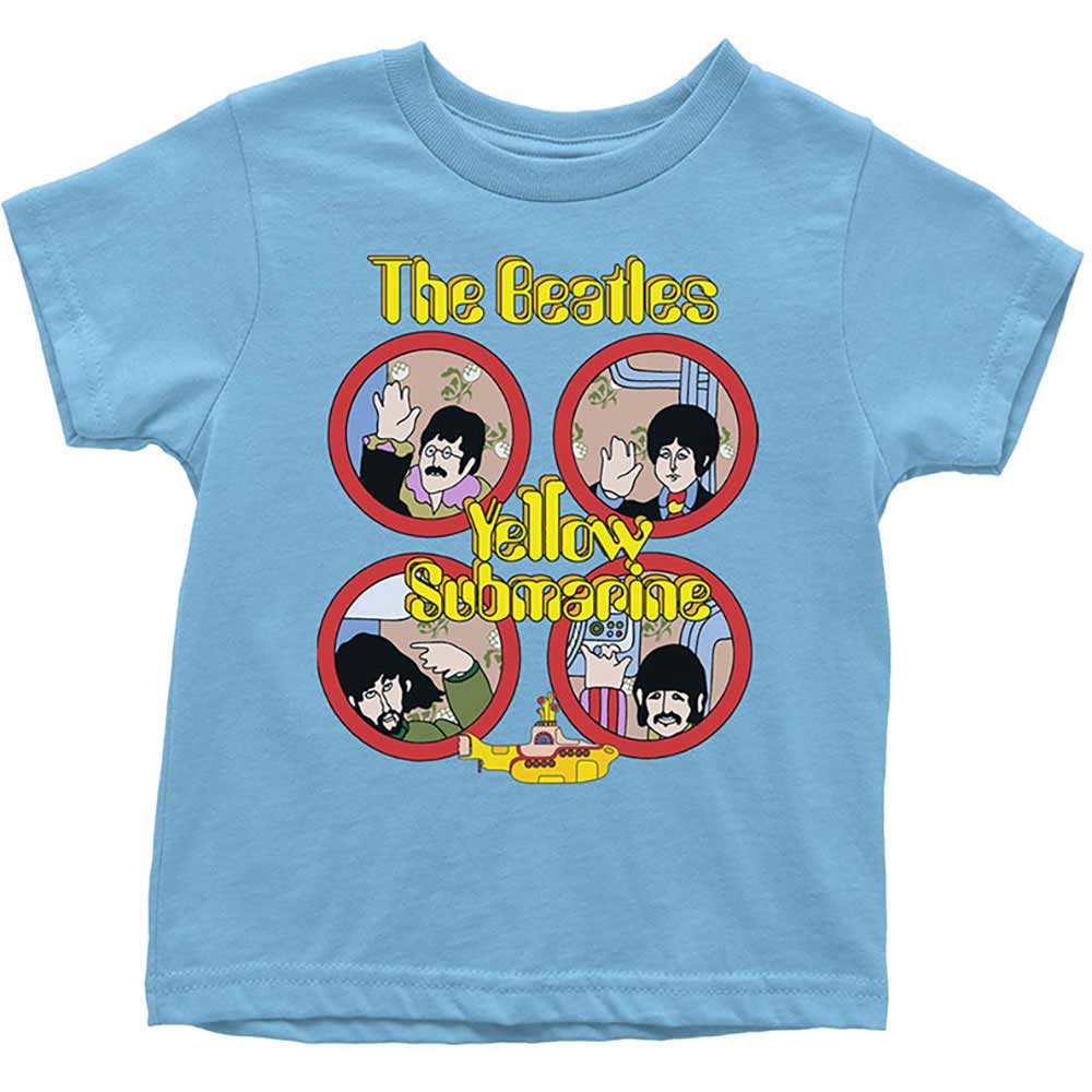 The Beatles Kids Toddler T-Shirt: Yellow Submarine Portholes Toddler T-Shirt