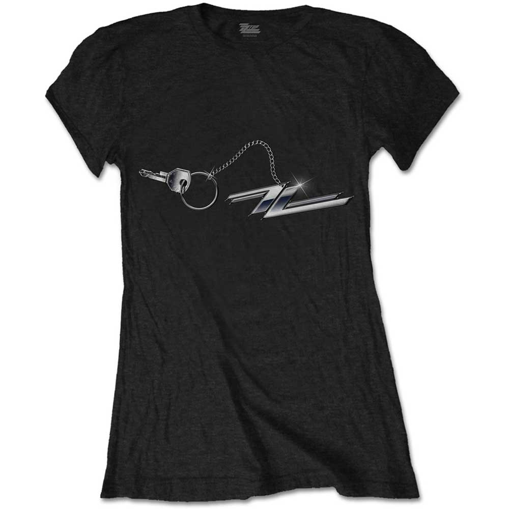 ZZ Top Ladies T-Shirt: Hot Rod Keychain T-Shirt